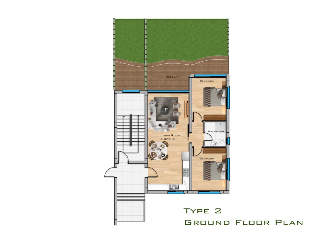 Type 2 Ground Floor Plan