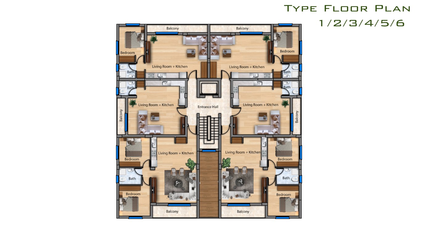 1 2 3 4 5 6 Floor Plan