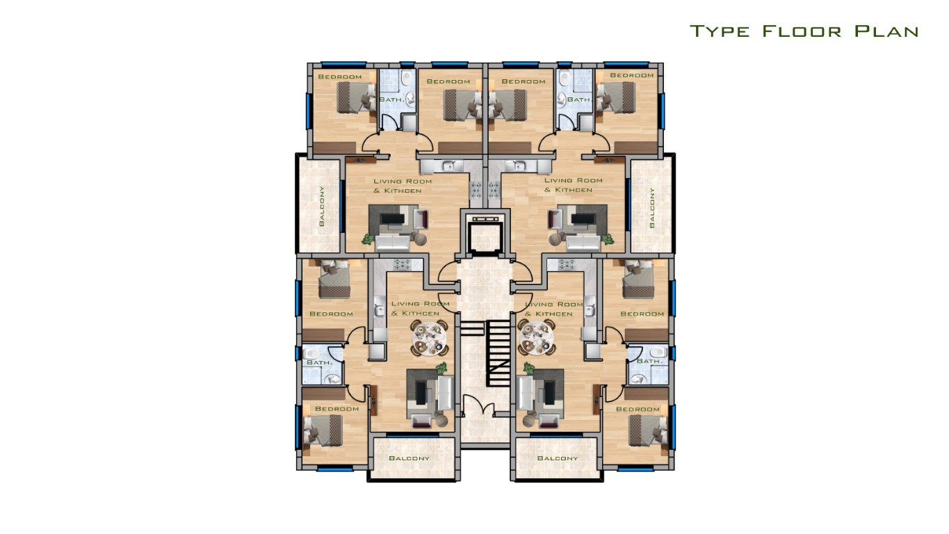 Ground Floor Plan Medium