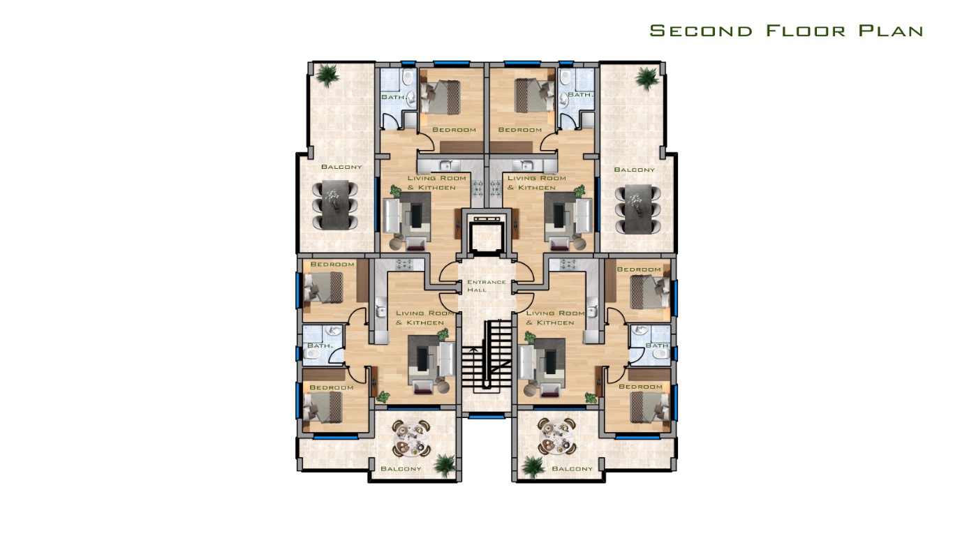 Second Floor Plan Medium