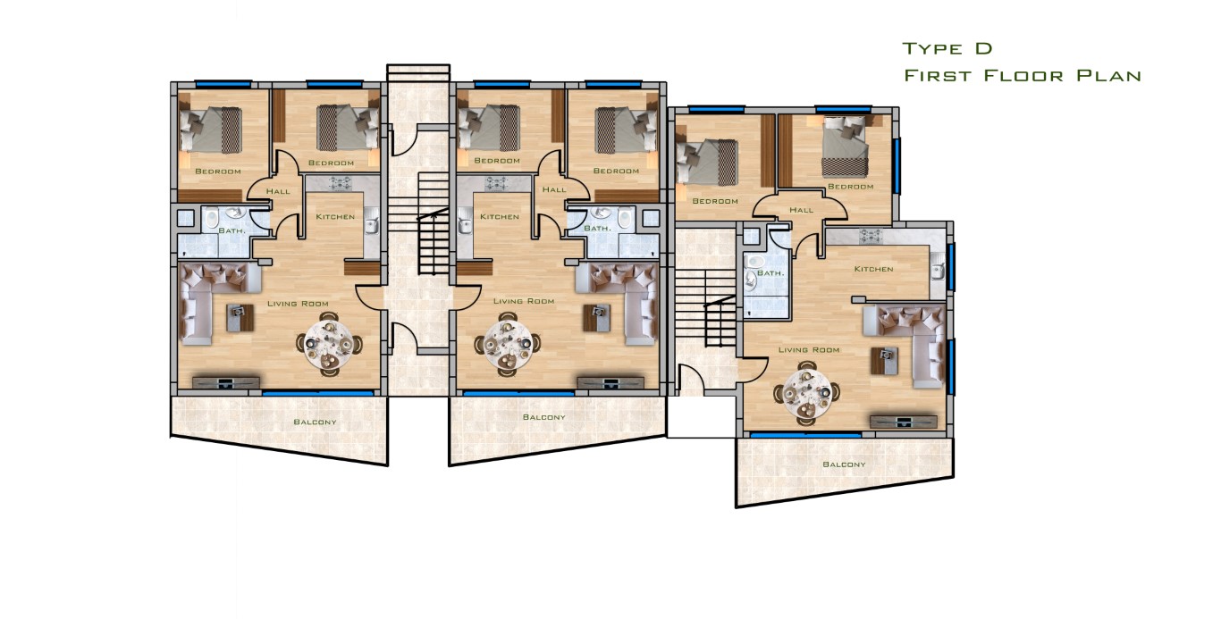 Type D First Floor Plan